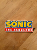 Sonic the Hedgehog logo desk/wall display