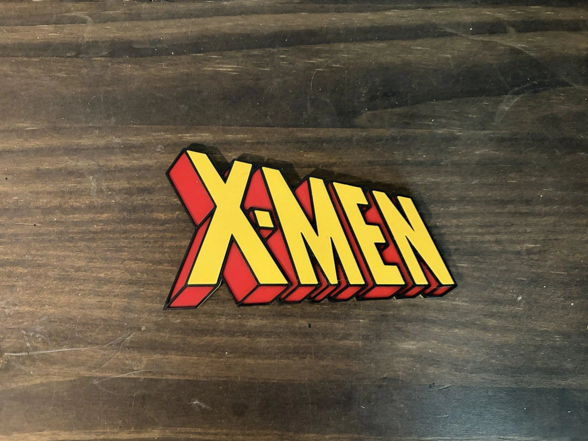 3D Printed X-Men Marvel Comics Sign Logo Display 6.5x2.5in