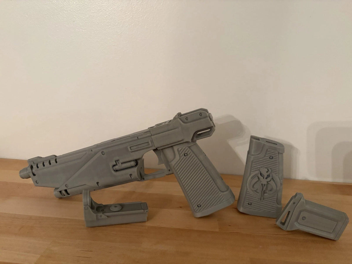 Mandalorian Westar 35 Blaster – 1:1 Scale DIY Kit | 3D Printed Prop Replica