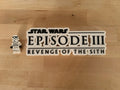 Revenge of The Sith Logo Desk/wall Display 3d Print 7.5x2.5 in